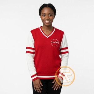Cardigan d'hiver personnalisé en acrylique Delta brodé à col en V, vêtements grecs de haute qualité pour femmes, sororité Sigma - Product Image 3