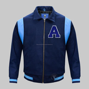 Chaqueta universitaria personalizada directamente de fábrica, chaqueta con letras de béisbol, chaqueta de baloncesto Unisex de calidad premium de lana - Product Image 5