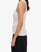 Camiseta Deportiva de Tirantes para Mujer, de Alta Calidad, con Sensación de Segunda Piel, con Lazos y Cintas, Diseño Color Block, Informal, 95% Algodón