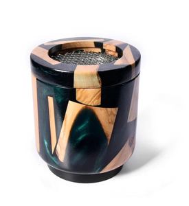 Elegant Lilac Matt Incense Burner Wood Resin Eco-Friendly Religious <b>Net</b> Mubkhar Burner for Aromatic Use - Product Image 6