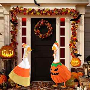 Disfraz de Ganso de Plástico para Decoración de Porche, Patio, Jardín, Arte para Exteriores, Otoño, Halloween - Product Image 4