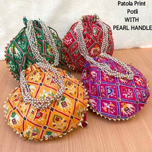 กระเป๋าถือ2024สำหรับผู้หญิงกระเป๋าถือออกใหม่กระเป๋าถือดีไซน์เนอร์ลายพระพิฆเนศสำหรับงานแต่งงานปาร์ตี้ Haldi ของตกแต่ง - Product Image 2