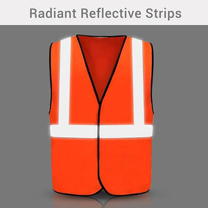 Chaleco de Seguridad ANSI Clase 2, Alta Visibilidad, Reflectante, Transpirable, con Cierre Frontal, Múltiples Bolsillos, Ajustable - Product Image 3