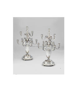 Candélabre en aluminium magnifiquement conçu parfait pour la décoration de table de dîner événements fêtes et intérieurs de maison de luxe - Product Image 1