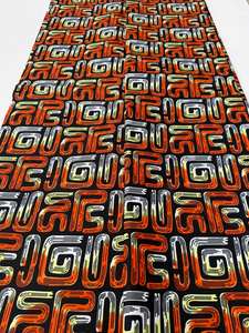 Tissu en coton ciré africain personnalisé du Kenya pour vêtements, sacs, robes avec services OEM pour la promotion et le branding politique - Product Image 2