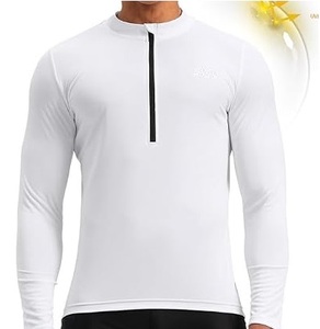 Jersey de Ciclismo de Manga Larga Color Rosa para Carreras MX, Jerseys Deportivos para Descenso, Camisetas de Ciclismo MTB con Cierre de Cremallera de un Cuarto, Jersey de Motocross para Descenso - Product Image 6