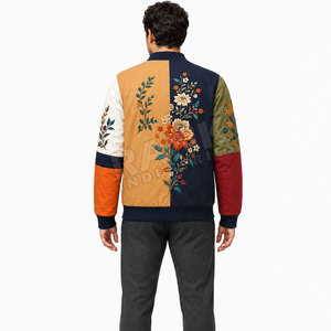 Veste d'hiver pour homme brodée en gros, logo et design personnalisés avec service OEM, veste brodée pour homme - Product Image 3