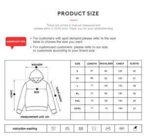 Streetwear, logo brodé personnalisé de haute qualité, sweat à capuche pour homme rose, sweat à capuche épais de couleur unie - Product Image 5