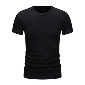 ผู้ผลิตเสื้อผ้า เสื้อยืดคัสตอมผู้ชาย โลโก้ด้านหน้า ผ้าหนา 100% คอตตอน ทรงปกติ คอกลม แขนสั้น - Product Image 1