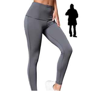 Leggings Athleisure Personnalisés Haut de Gamme pour Femme – Taille Élastique, Séchage Rapide, Écologiques – Idéaux pour le Streetwear et la Gym - Product Image 2