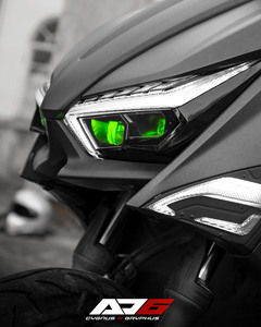 Motorcycle Lighting Upgrade Cygnus Gryphus LED RGB Headlight Natural White <b>DRL</b> App Control Color Changing Retrofit AJ <b>Light</b> - Product Image 4
