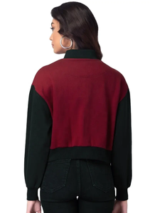 Chaqueta Varsity de Béisbol Formal para Hombre, Personalizada, de Alta Calidad, para Otoño, con Cuello Alto, Capucha, Corte Ajustado, Transpirable y Ecológica, de Forro Polar - Product Image 4