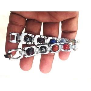 Wholesale Natural Crystal 7 <b>Chakra</b> Bead Metal <b>Bracelet</b> Figurine Mascot Pattern Feng Shui Style Unisex Business Gift <b>Bracelets</b> - Product Image 5