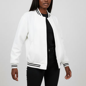 Veste universitaire longue en laine tricotée personnalisée avec broderies et écussons en chenille, doublure polaire respirante – Couleurs vert et orange - Product Image 5