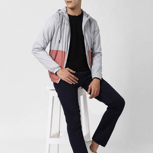 Chaqueta Cortavientos Deportiva para Hombre, Ecológica y Fácil de Usar, con Cuello Alto y Capucha, Artículo Superventas, Impresión por Sublimación, para Entrenamiento - Product Image 4