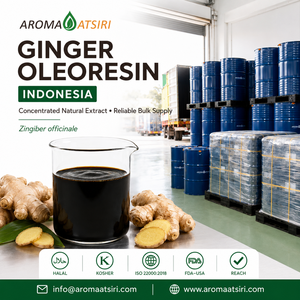 AROMA ATSIRI Oléorésine de gingembre d'Indonésie 100% pure, extrait naturel pressé à froid, Zingiber Officinale - Product Image 1