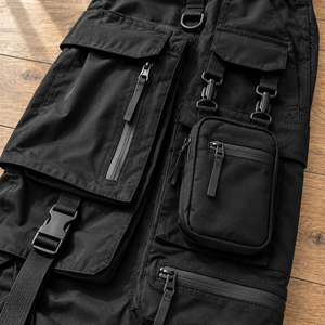 <b>Men's</b> 100% Cotton <b>Cargo</b> <b>Pants</b> Multi Pocket Tactical Workwear Mid Waist Custom Logo OEM ODM Customizable Wholesale Trousers - Product Image 3