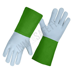 Guantes de Soldador TIG de Cuero de Vaca y Cabra Cómodos, Resistentes al Calor, Antivibración, con Certificación CE, para Uso Doméstico - Product Image 2