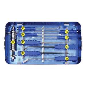 Ensemble d'instruments TLIF PEEK pour cage, rétracteur orthopédique en acier inoxydable réutilisable et durable pour chirurgie de la colonne vertébrale canine, vétérinaire par Dentavex - Product Image 3
