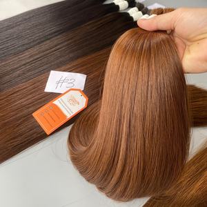 Couleurs personnalisables en vrac cheveux humains expédition dans le monde entier extensions de cheveux Remy de haute qualité directement du fournisseur de cheveux humains - Product Image 1