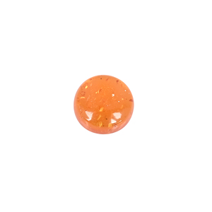 Cabochon en ambre synthétique de forme ronde, aspect naturel, pour la création de bijoux - Product Image 1