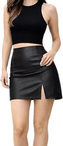 Minifalda de Cuero para Mujer, Fabricante Personalizado OEM ODM, Falda Corta de Cintura Alta, Marca Privada, Venta al Por Mayor, Ropa de Moda - Product Image 3