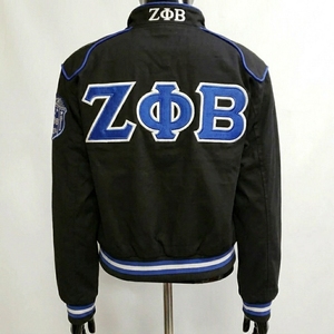 Greek Letter Varsity Jacket Women Custom Logo Sorority Jacket Wholesale College Wear - Product Image 2