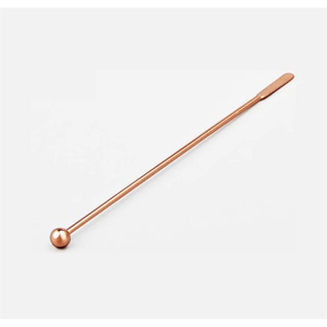 Agitador de cócteles de acero inoxidable con mango, palo mezclador de bebidas de metal reutilizable para bares, hoteles y suministros de catering para eventos - Product Image 4