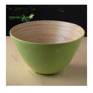 Tazones de Ensalada Desechables de Bambú Natural, Personalizados, Ecológicos, No Tóxicos, Ligeros, Decoración Clásica para Fiestas y Cocina - Product Image 5