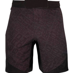 Shorts de sport pour hommes à blocs de couleur, taille mi-haute, élastiques, séchage rapide, en tissu satiné, blanc, marine, orange - Product Image 6