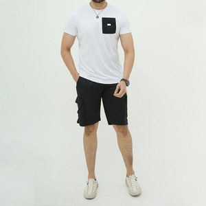 Conjunto de Camiseta y Pantalones Cortos para Hombre, Diseño Personalizado de Última Moda, Talla Adulto, Color Personalizado, Ecológico, de Secado Rápido - Product Image 1