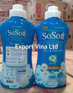 SoSoft <b>Liquid</b> Detergent Rose and Waterlily 700ml x 6 by Wingscare - Product Image 2