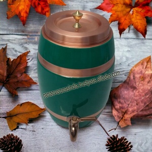 Dispensador de agua de cobre puro de lujo de alta calidad Tanque de agua de cobre Ayurveda para almacenamiento de agua al mejor precio del proveedor - Product Image 2