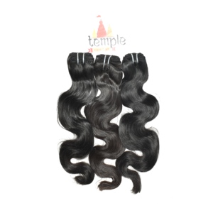 100% Indian Remy Body <b>Wave</b> Human Hair Natural Chemical Processing None Black Color Cuticle Aligned 100g Full Lace <b>Cap</b> - Product Image 4
