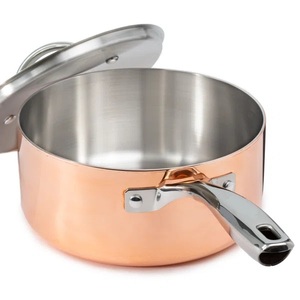 Marmite et Casserole Professionnelles en Acier Inoxydable Robuste, Multi-Couches, Compatibles Induction, Qualité Commerciale pour la Restauration - Product Image 5