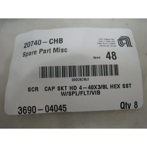 AMAT 3690-04045 Cantidad. 8, SCR CAP SKT HD 4-40X3/8L HEX - Equipo y Piezas de Semiconductores de Confianza de Trusted Global Legacy - Product Image 4