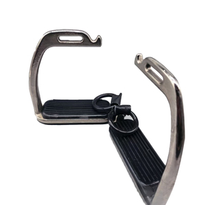 Staffe di Sicurezza <span class=keywords><strong>per</strong></span> <span class=keywords><strong>Equitazione</strong></span>, Staffe <span class=keywords><strong>per</strong></span> <span class=keywords><strong>Adulti</strong></span> in Metallo Elettroplaccato, Accessori <span class=keywords><strong>per</strong></span> Sella Resistenti, Staffe Anticaduta - Product Image 3