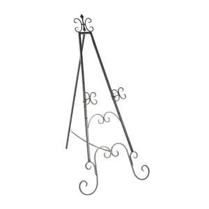 Vintage Metal Floor <b>Easel</b> Stand Rectangle Shape Iron Painted Standing Type Height Adjustable for Living Room Home Decor - Product Image 2