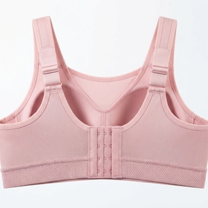 Women's Custom Wholesale Sport <b>Bra</b> Breathable Crossed Backless Gym Fitness Wear with Front Logo Position - Product Image 3