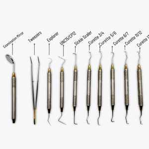 Kit d'instruments d'hygiène dentaire BBI-532 Bone Bridge Instruments, ensemble de nettoyage professionnel pour prophylaxie, en acier inoxydable - Product Image 5
