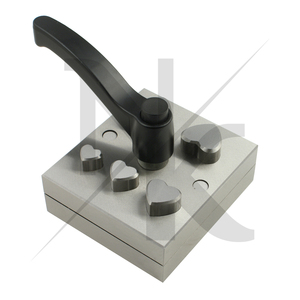 Professional Heart Shape Metal Disc Cutter Punching Set For Jewelry Making Goldsmith Sheet Blanking <b>Tool</b> Hardened Steel Punching - Product Image 6