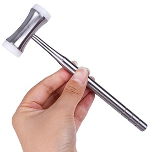 BAFA SURGICAL INSTRUMENTS Martillo dental manual para huesos, mango de acero inoxidable, herramienta de extracción quirúrgica de doble cabezal con dientes de nailon - Product Image 6