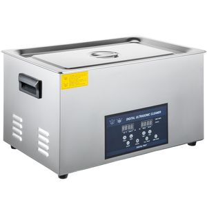Pulitore a Ultrasuoni Professionale in Metallo a Doppia Frequenza da 30L per Strumenti Dentali e Componenti, Nuovo 28/40kHz con Timer e Riscaldatore - Product Image 2