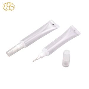 Tube cosmétique en plastique de 20 ml pour essence anti-âge pour les yeux avec applicateur à long bec, PP LDPE HDPE recyclable, tube souple en canne à sucre verte - Product Image 1