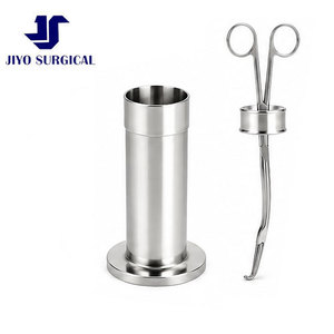 Pot de rangement autoclavable en acier inoxydable pour pinces Martin de 32 cm, équipement chirurgical hospitalier - Product Image 6
