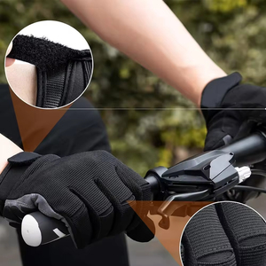 Customized <b>Cycling</b> Gloves for Men Women Summer Waterproof Polyester/Cotton Shock Absorbing Breathable Half-Finger Gym Travel - Product Image 1