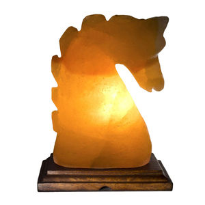 Lampe de table décorative en sel de roche naturel, sculptée à la main en forme d'animal, écologique, de haute qualité, pour la maison et le yoga - Product Image 1