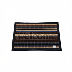 Alfombra Moderna a Rayas de 45X70CM, Alfombra Tejida de Fibra de Coco, ALFOMBRA Combinable para Uso Doméstico - Product Image 2