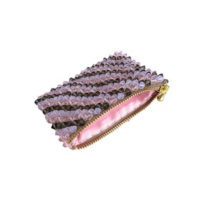 Elegant <b>Seed</b> Bead Coin Pouch with Handmade Zip Closure Bag Fashionable <b>Seed</b> Beads Coin Purse Handmade Gift Item Bag - Product Image 3