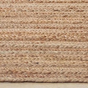Alfombras de Yute de Pelo Alto con Diseño Abstracto Festoneado, Hechas a Mano, Estilo Boho Ecológico, para Entrada o Sala de Estar, Venta al por Mayor y Pedidos a Granel - Product Image 4